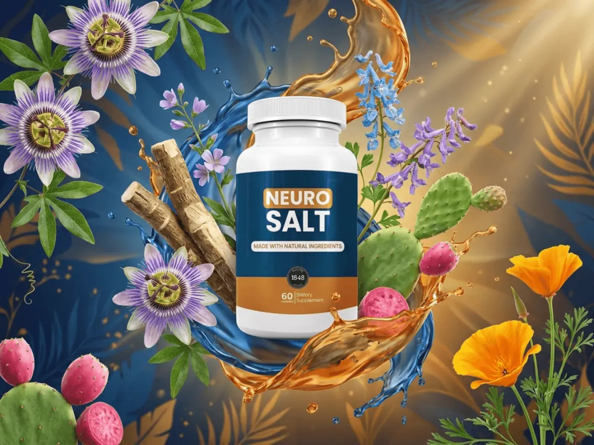 NeuroSalt five botanical ingredients Passionflower Marshmallow Root Corydalis Prickly Pear California Poppy
